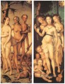 Three Ages Of Man And Three Graces Renaissance nude painter Hans Baldung